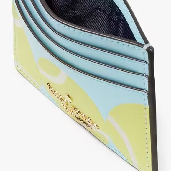 Kate Spade NWT New York Grand Slam Tennis Small Slim Card Holder - Picture 3 of 4